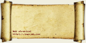 Nina Pljakić vizit kartica